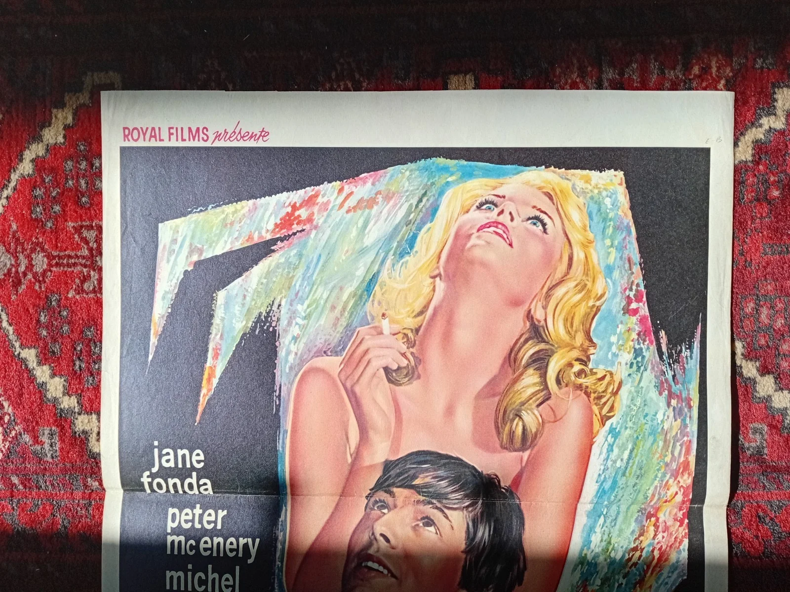 The Game Is Over [La Curée] 1966 Jane Fonda - Original Belgian Film Poster, image 3