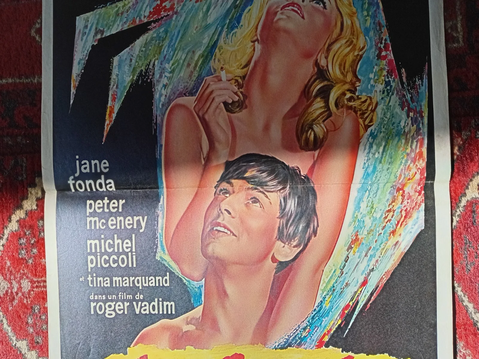The Game Is Over [La Curée] 1966 Jane Fonda - Original Belgian Film Poster, image 4