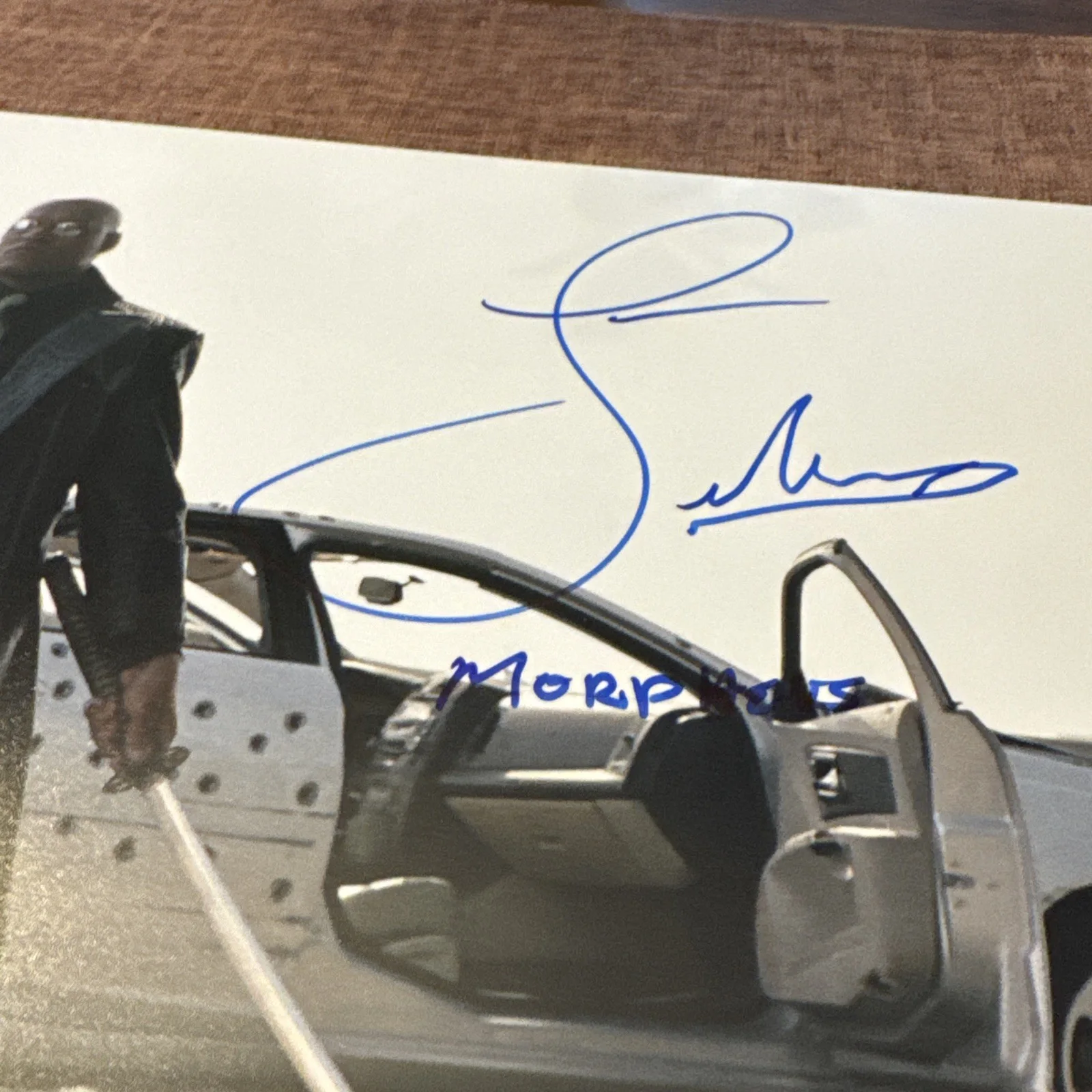 Laurence Fishburne — Laurence Fishburne Autographed The Matrix 11X14 Photograph Morpheus w/COA Holo !, image 4
