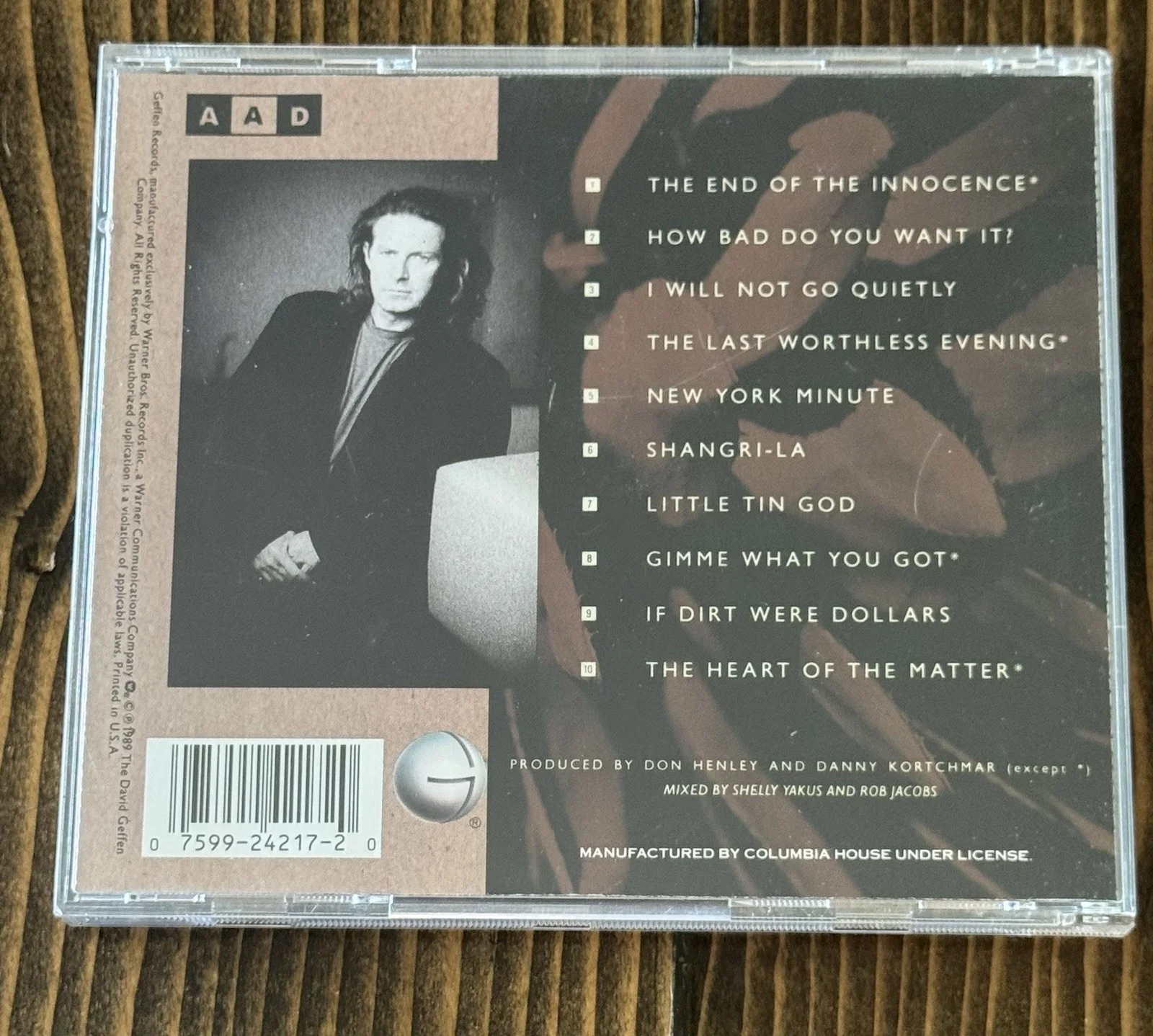 Don Henley Signed CD End Of The Innocence - JSA authenticated, image 3