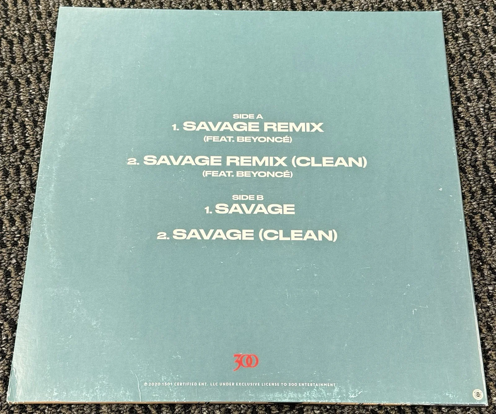 Megan Thee Stallion Signed Autograph 2020 Savage Remix Album Vinyl LP JSA COA, изображение 3