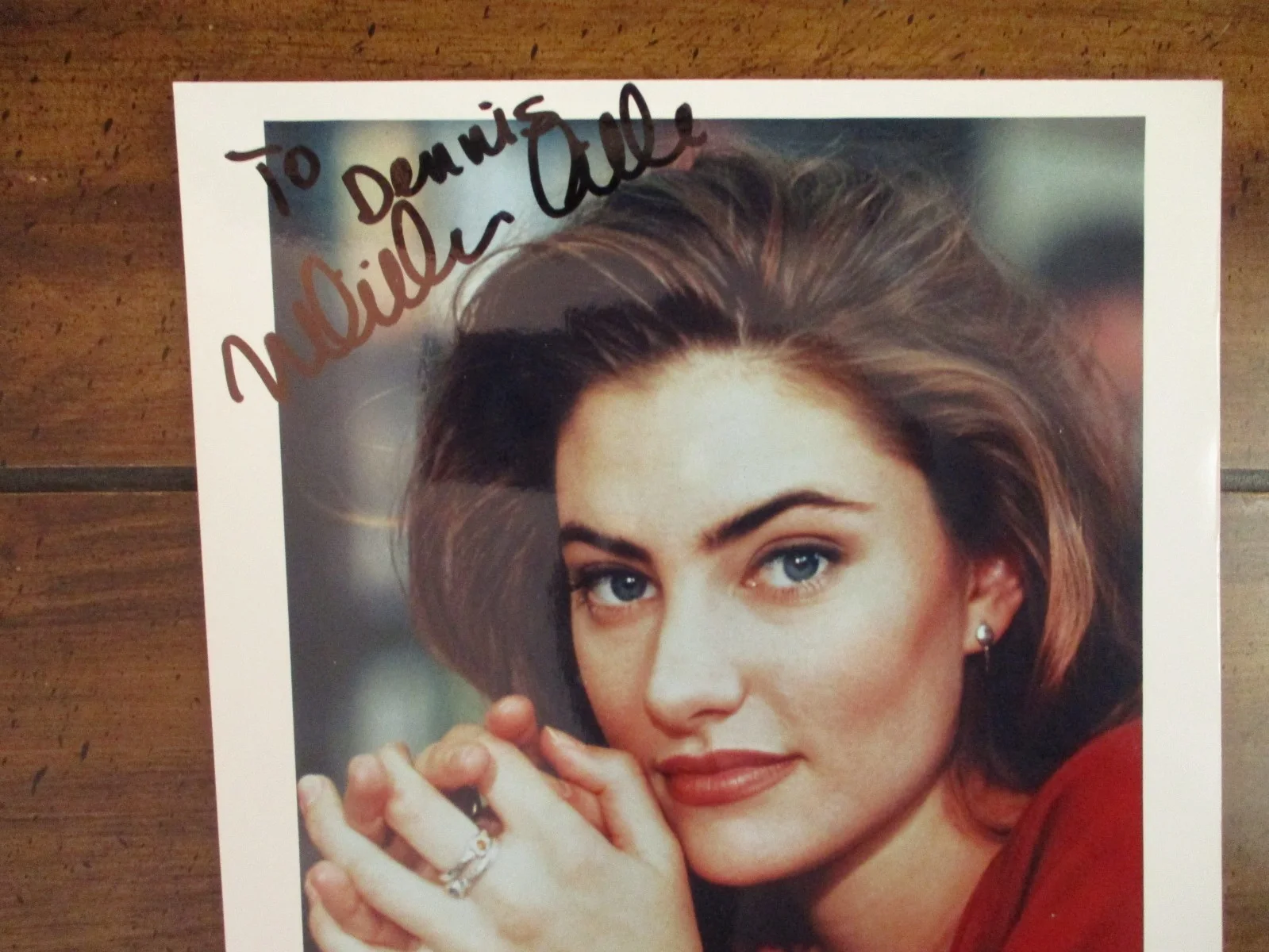 UNIDENTIFIED "Celebrity-Type" Signed 8 x 10 Glossy Color Photo & Page- Lot #53, изображение 3