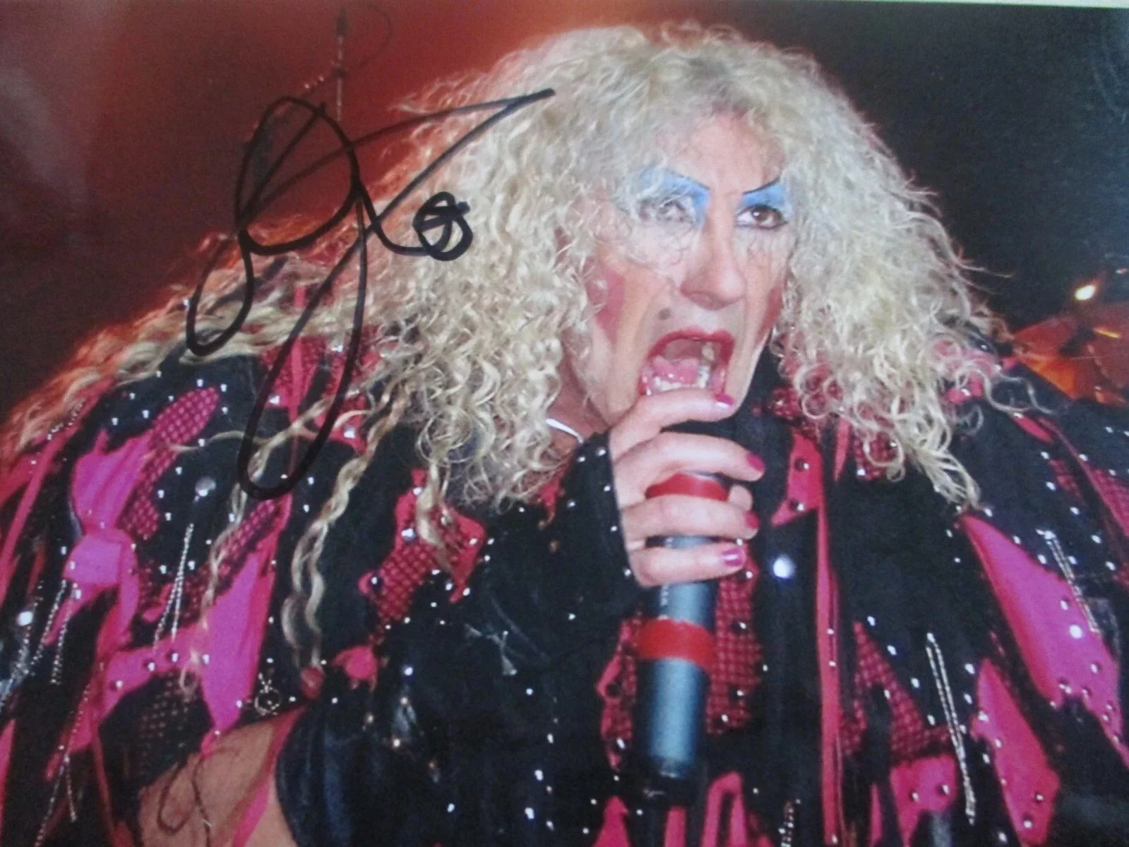 DEE SNIDER TWISTED SISTER AUTHENTIC AUTOGRAPHED/SIGNED 8X10 PHOTO, image 3