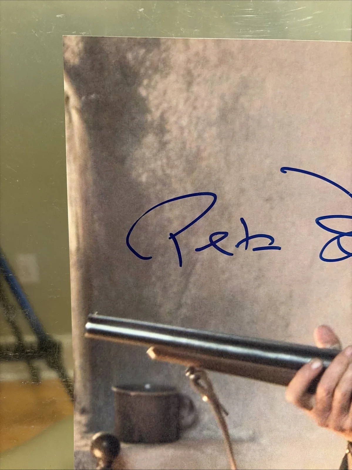 Peter Fonda — Peter Fonda 3:10 To Yuma SIGNED Oversized Photograph 11x14 Autograph, image 4