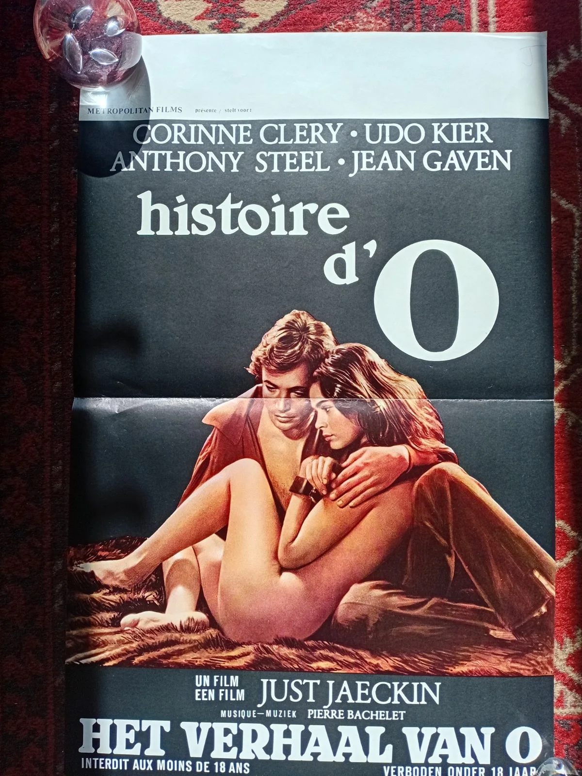 Story of O [1975] Just Jaeckin - Corinne Cléry - Original Small French Poster, изображение 2