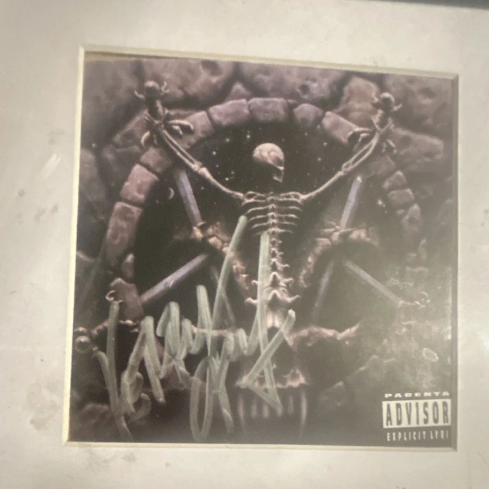 Slayer Autographed Framed CD and Booklet Original Music Memorabilia, image 3