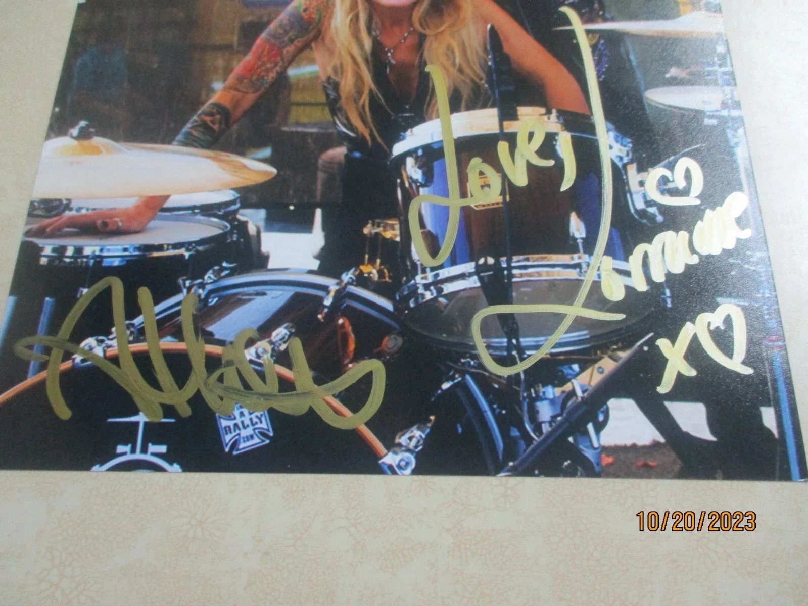 FEMME FATALE LORRAINE LEWIS ATHENA LEE AUTHENTIC SIGNED/AUTOGRAPHED 8X10 PHOTO, image 3