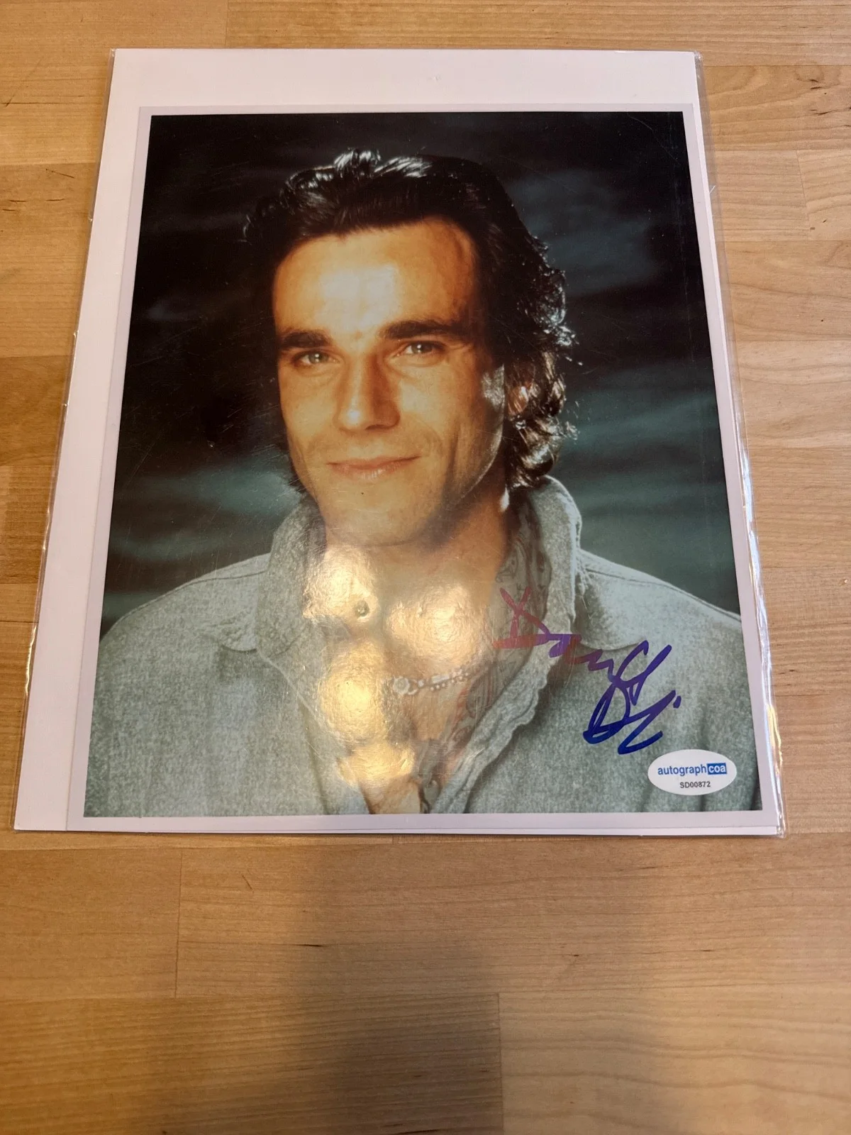 Daniel Day Lewis — 8x10 Kodak Photo signed by Daniel Day Lewis w/Acoa certification, image 2