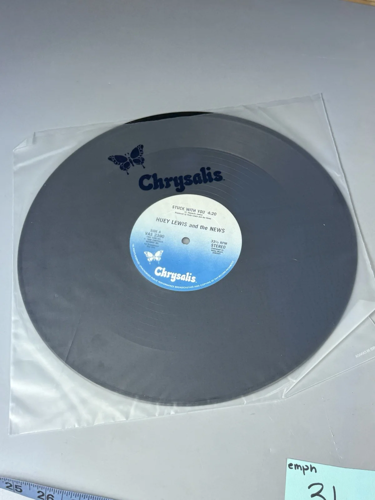 Huey Lewis and the News Signed Album Emph31, изображение 3