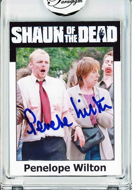 Penelope Wilton — -SHAUN of THE DEAD- PENELOPE WILTON Signed/Autograph/Auto Horror Movie Card