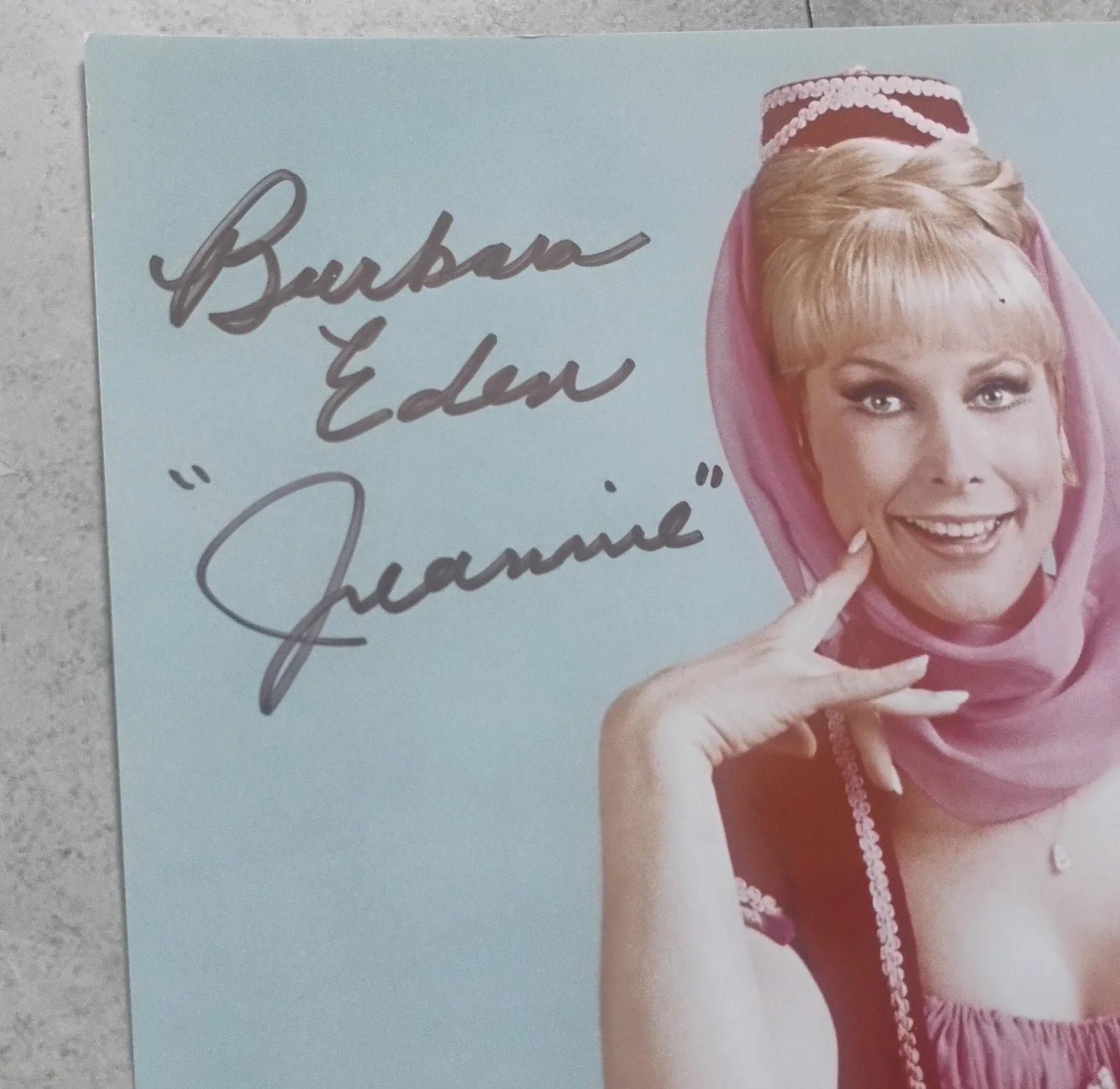 Barbara Eden Hand Signed Autograph 8x10 Photo COA I Dream Of Jeannie, изображение 2