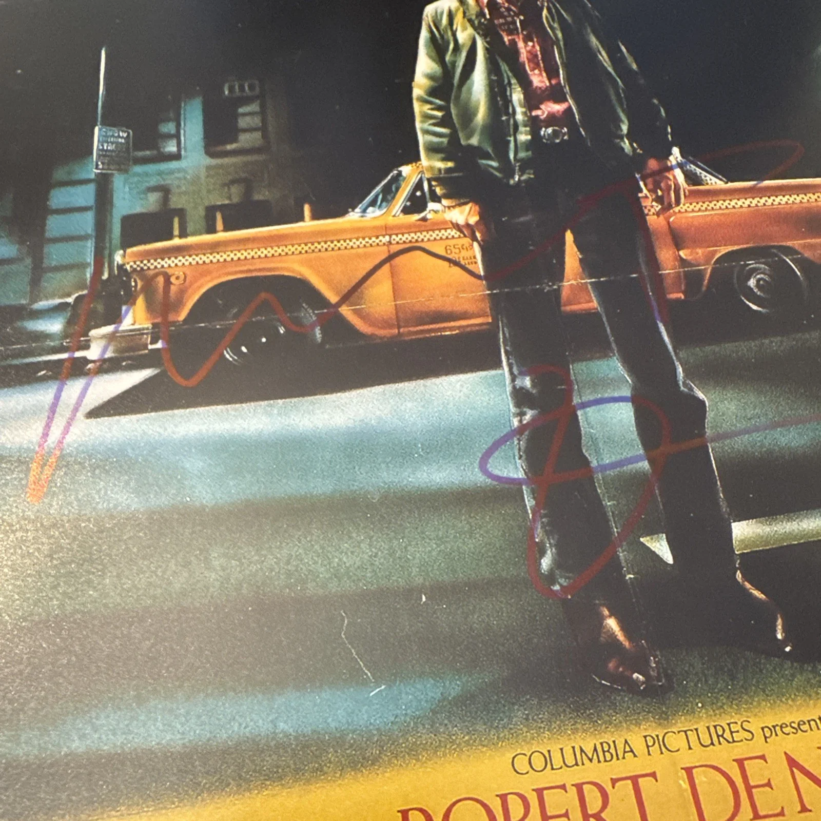 DUAL SIGNED DENIRO SCORSESE TAXI DRIVER 11x17 MOVIE PRINT AUTOGRAPHED w/COA !, изображение 5