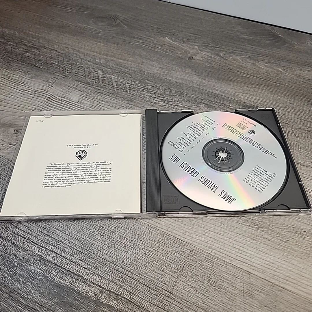James Taylor: Greatist Hits Signed CD Cover Insert, image 3