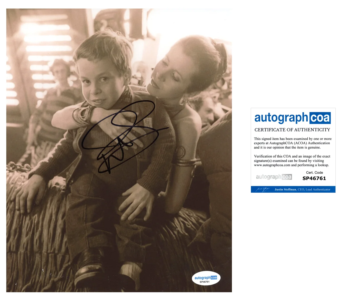 Warwick Davis Star Wars Autographed Signed 8x10 Photo ACOA, image 2