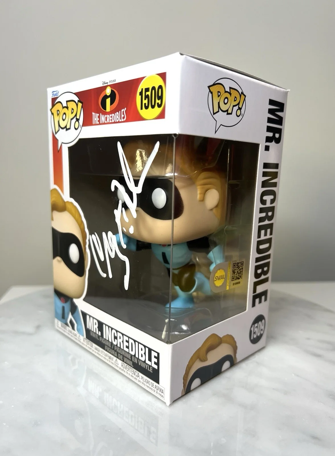 Craig T. Nelson — Craig T. Nelson Signed ‘Mr. Incredible’ Incredibles Funko Pop SWAU COA, изображение 3