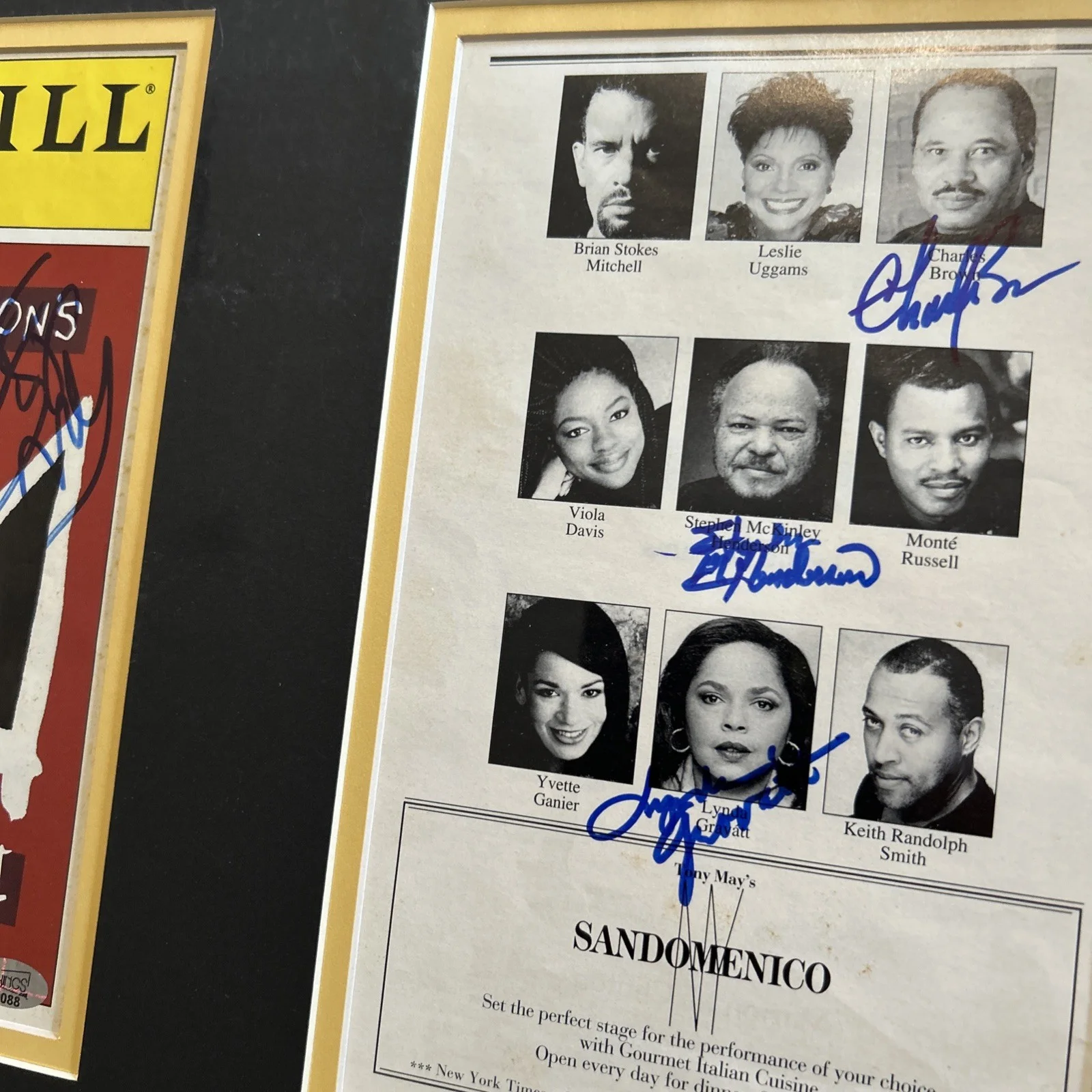 AUGUST WILSON’s AUTOGRAPHED A PLAYBILL | KING HEDLEY II, Leslie Uggams, image 4