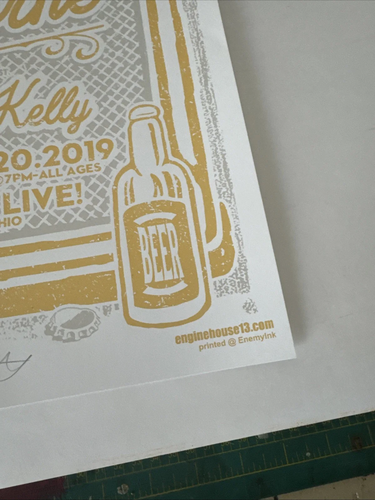 2019 Brothers Osborne Tour Poster Express Live Columbus Ohio Ruston Kelly, image 4