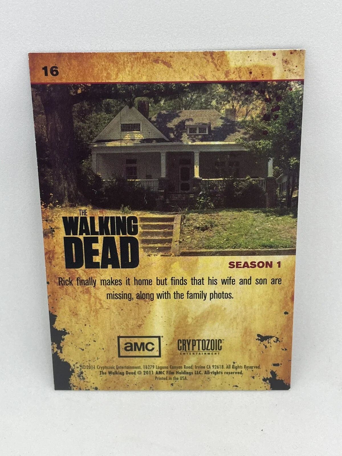 The Walking Dead Signed Card Sarah Wayne Callies Lori Grimes Autograph Auto, изображение 3