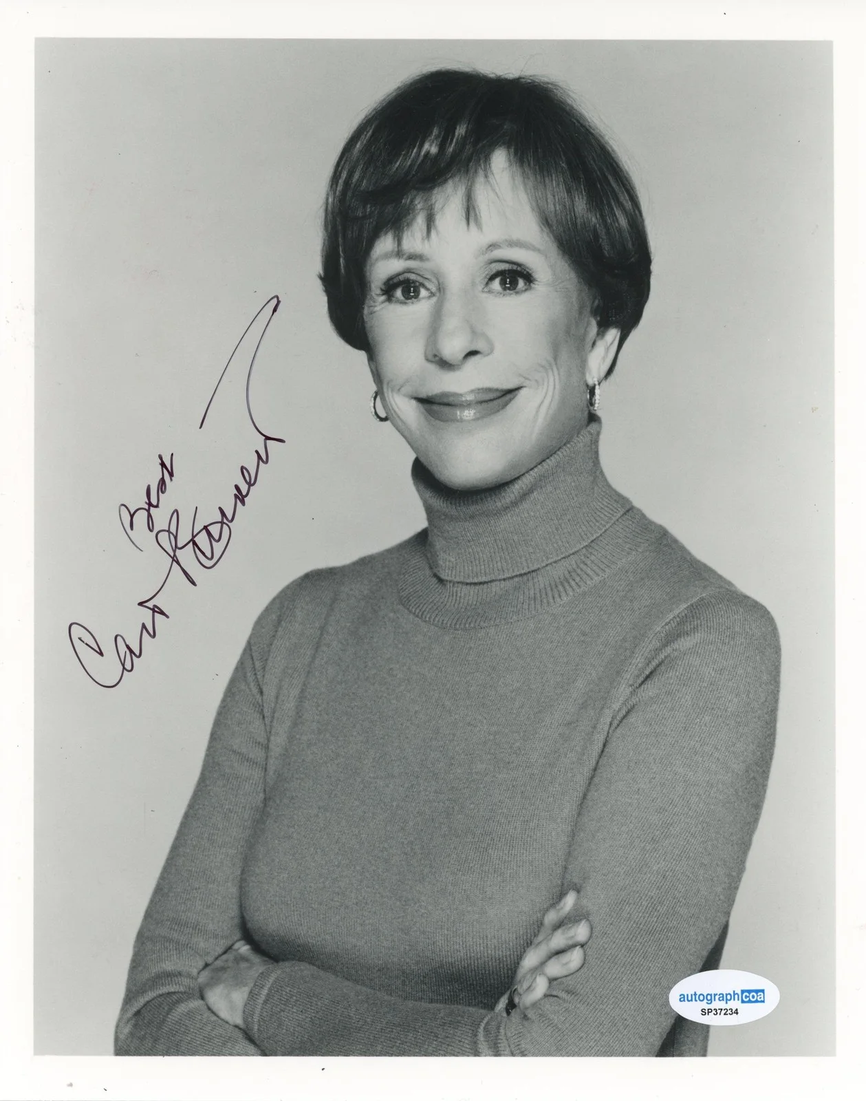 Carol Burnett — Carol Burnett "The Carol Burnett Show" AUTOGRAPH Signed 8x10 Photo ACOA, image 2