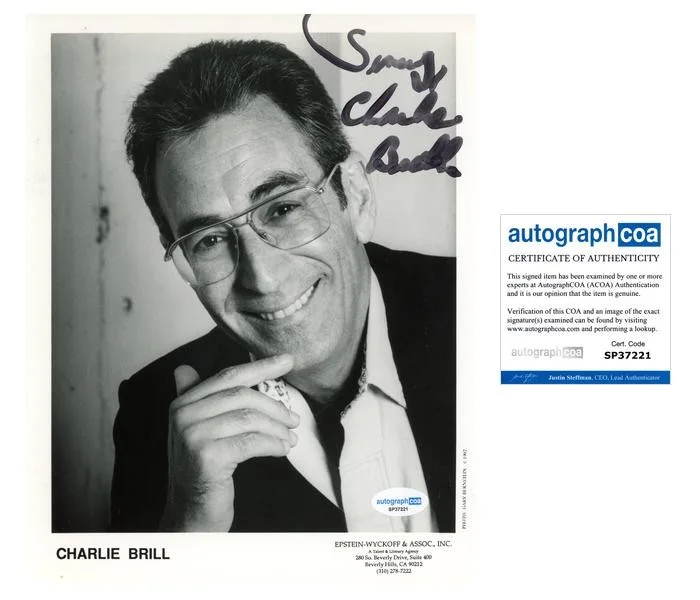 Charlie Brill — Charlie Brill "Young Doctors in Love" AUTOGRAPH Signed 8x10 Photo ACOA