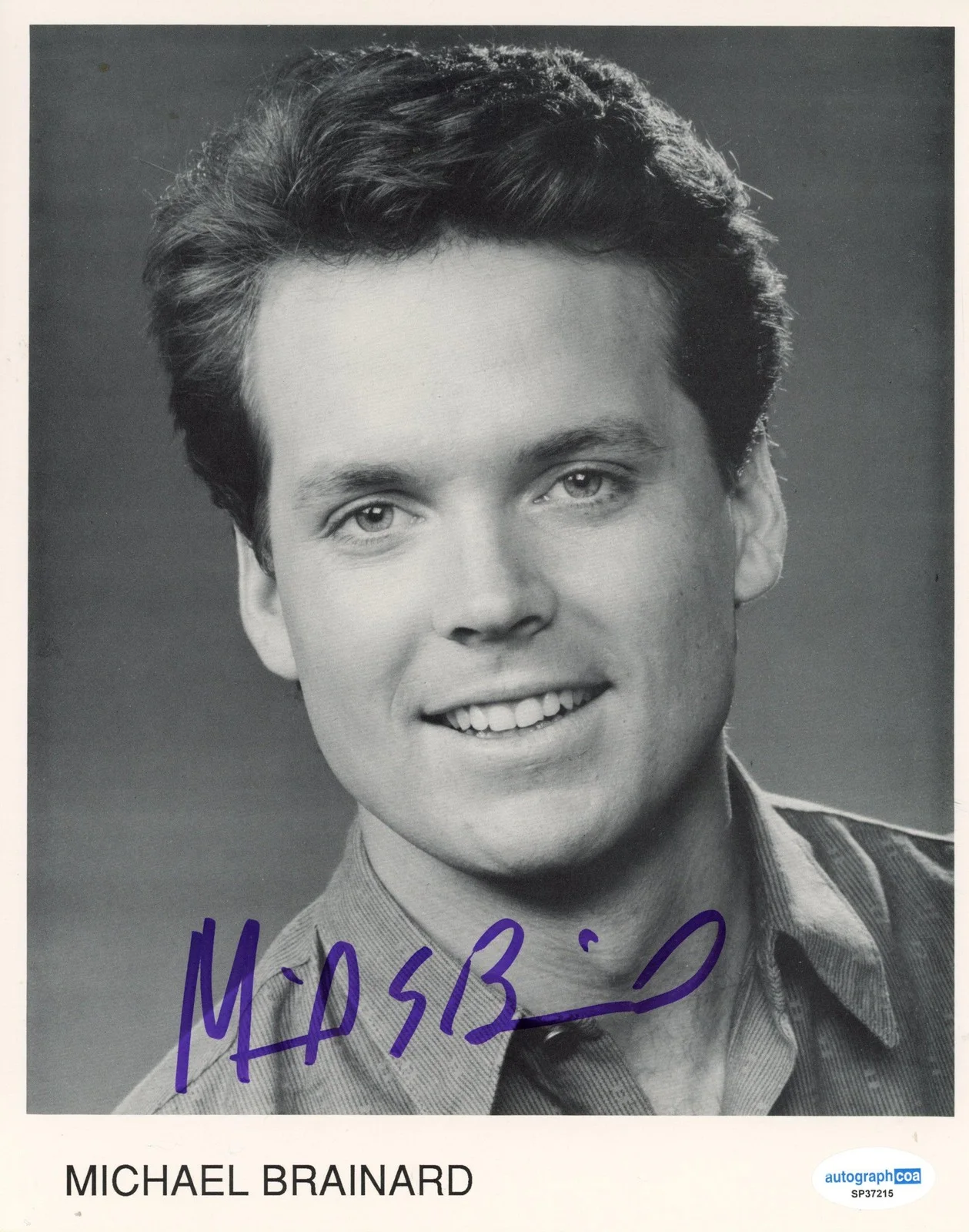 Michael Brainard — Michael Brainard "Santa Barbara" AUTOGRAPH Signed Autographed 8x10 Photo ACOA, изображение 2