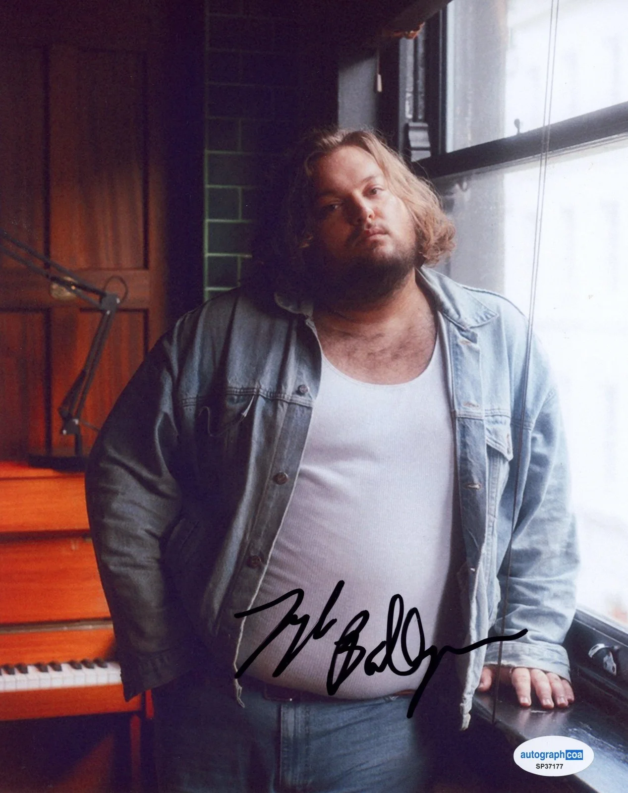 Tyler Ballgame — Tyler Ballgame "For the First Time, Again" Singer AUTOGRAPH Signed 8x10 Photo B, image 2