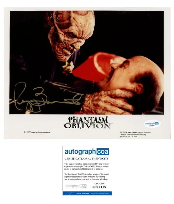 Reggie Bannister — Reggie Bannister "Phantasm IV: Oblivion" AUTOGRAPH Signed 8x10 Photo ACOA