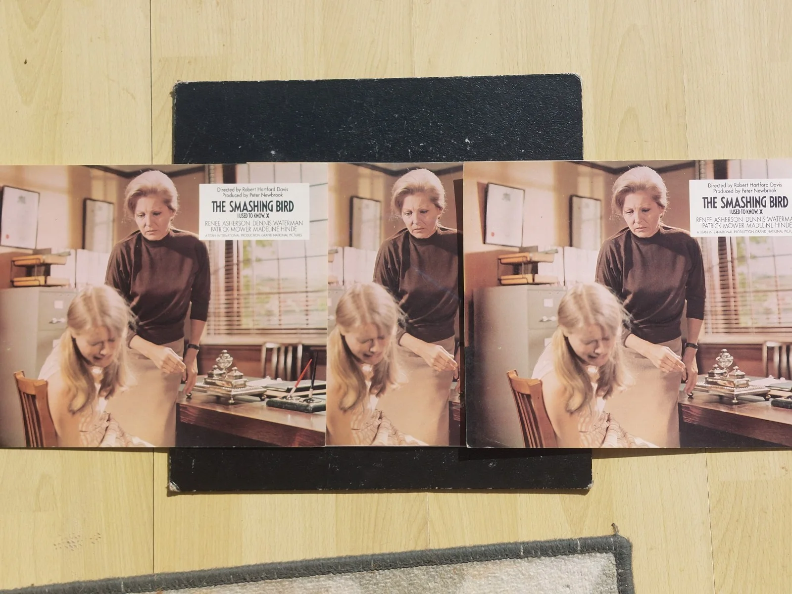 the smashing bird I used to know, 12 x rare front of house uk lobby cards 1969, изображение 3