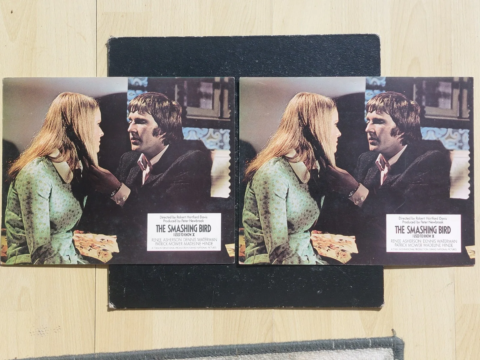 the smashing bird I used to know, 12 x rare front of house uk lobby cards 1969, изображение 4
