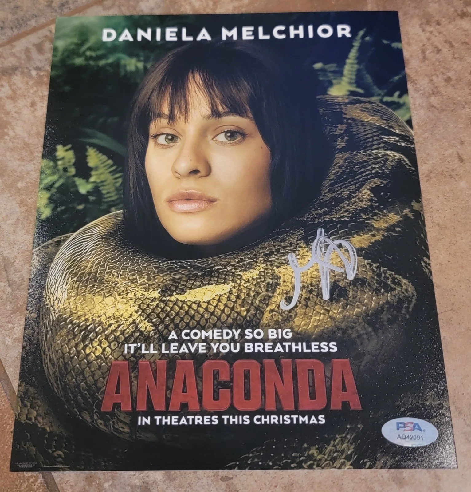 Daniela Melchior — Daniela Melchior signed 8x10 photo autograph PSA DNA Anaconda
