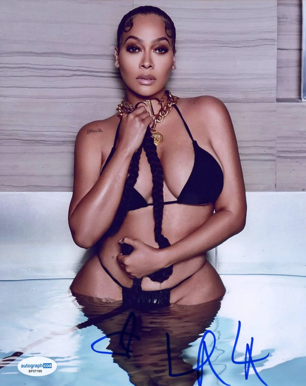 La La Anthony — La La Anthony "Power" AUTOGRAPH Signed Autographed 8x10 Photo C ACOA, изображение 2