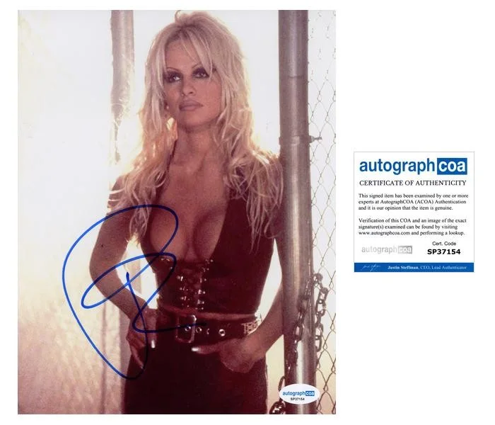 Pamela Anderson — Pamela Anderson "Barb Wire" AUTOGRAPH Signed Autographed 8x10 Photo ACOA