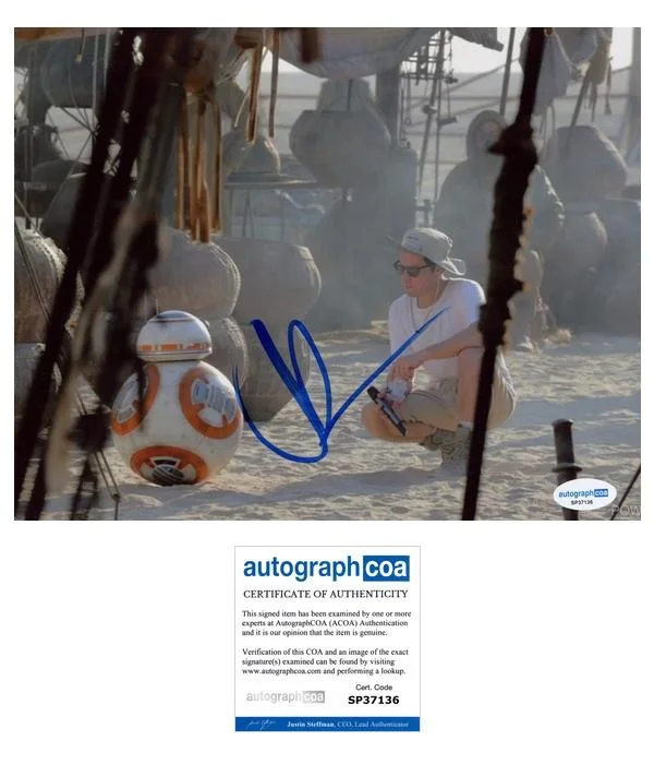 J. J. Abrams — J. J. Abrams "Star Wars: The Force Awakens" AUTOGRAPH Signed 8x10 Photo ACOA