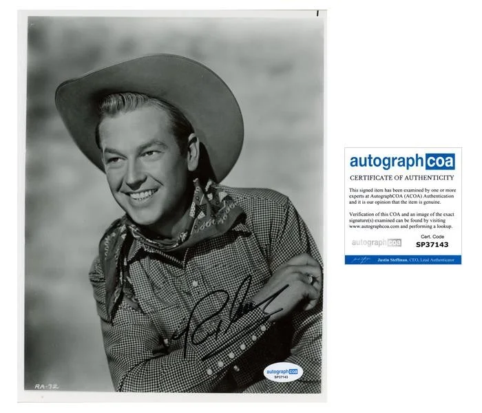 Rex Allen — Rex Allen "The Arizona Cowboy" AUTOGRAPH Signed Autographed 8x10 Photo ACOA