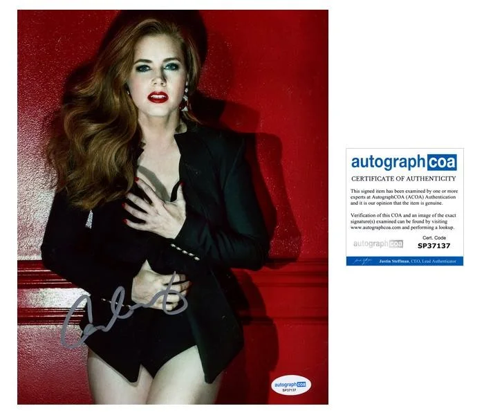 Amy Adams — Amy Adams "Star Wars: Starfighter" AUTOGRAPH Signed Autographed 8x10 Photo ACOA