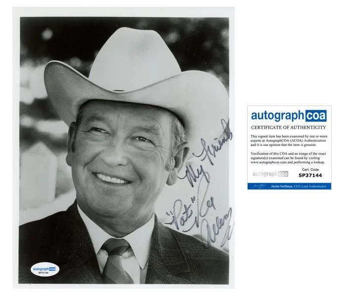 Rex Allen — Rex Allen "The Arizona Cowboy" AUTOGRAPH Signed 8x10 Photo 'To Pat' ACOA