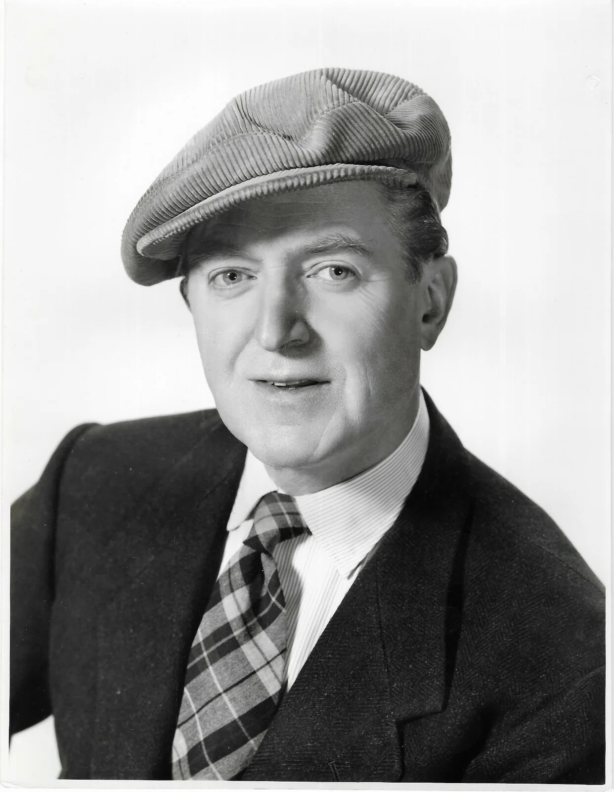 Vintage Studio Photo British Actor Jack Warner Flat Cap Dixon 10" x 7 3/4", изображение 3