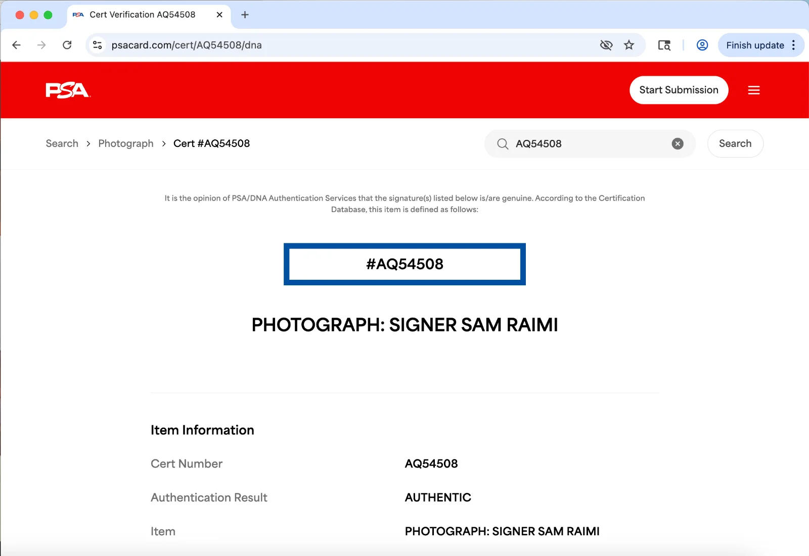 Sam Raimi — Sam Raimi signed 8x10 photo autograph PSA DNA director Send Help, image 3