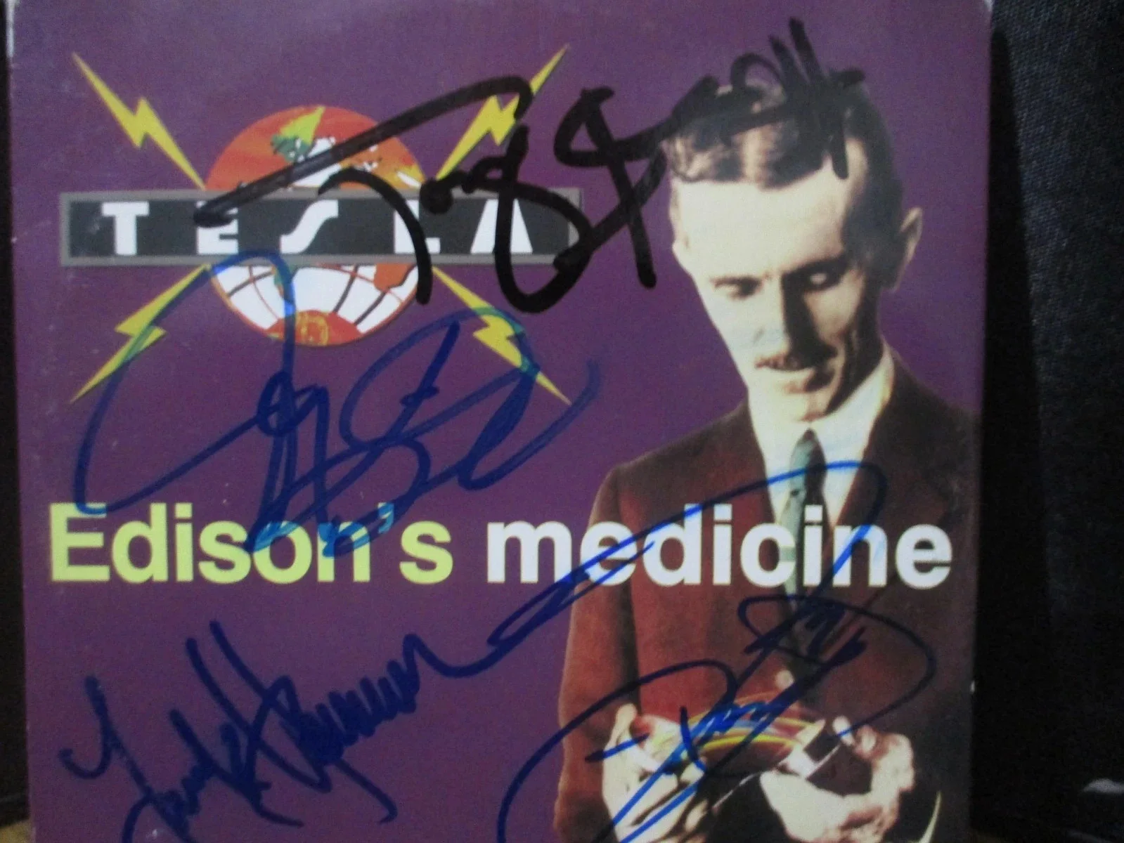TESLA AUTHENTIC SIGNED/AUTOGRAPHED CD SINGLE BY JEFF KEITH + 3, изображение 3