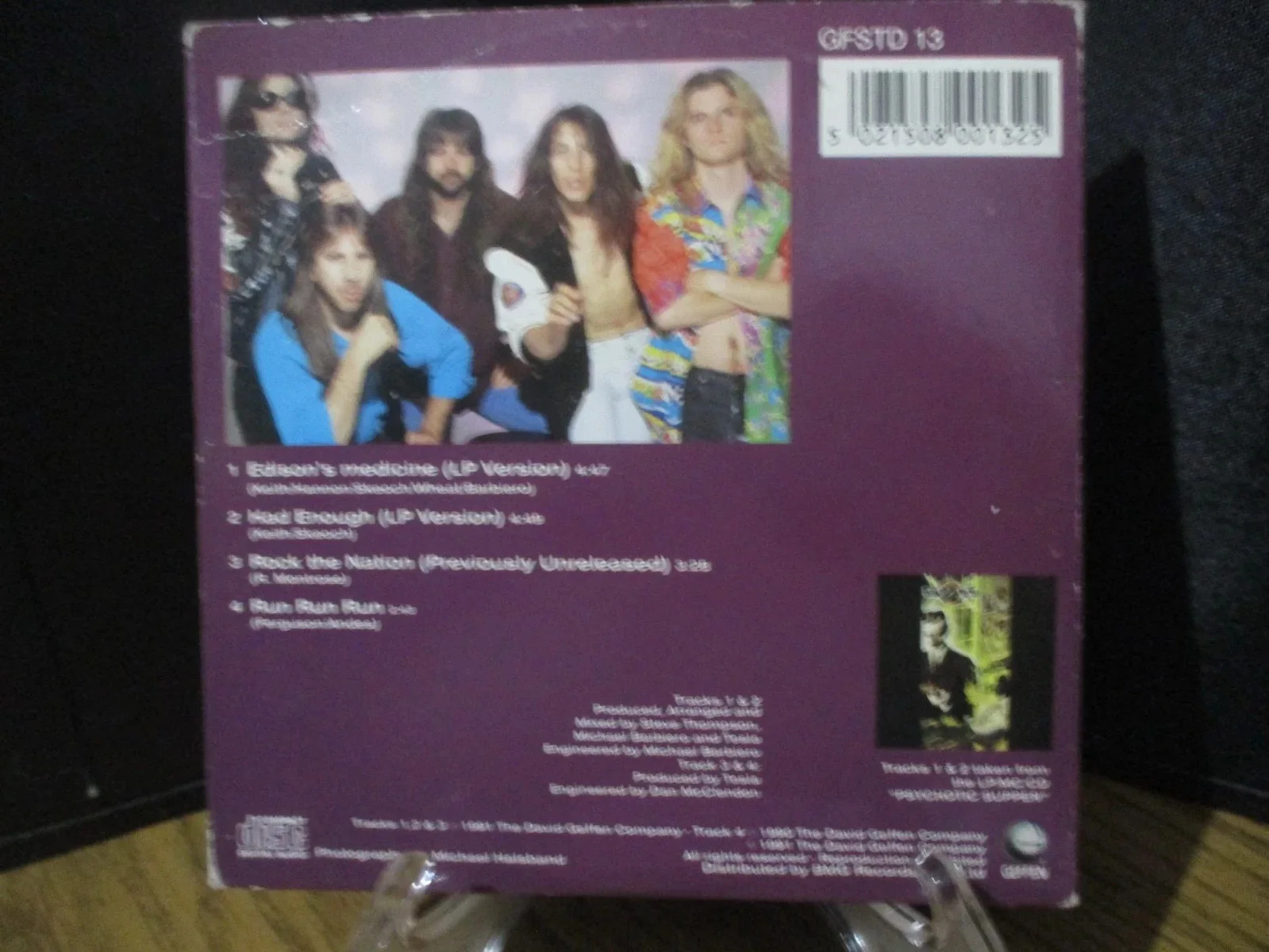 TESLA AUTHENTIC SIGNED/AUTOGRAPHED CD SINGLE BY JEFF KEITH + 3, изображение 4