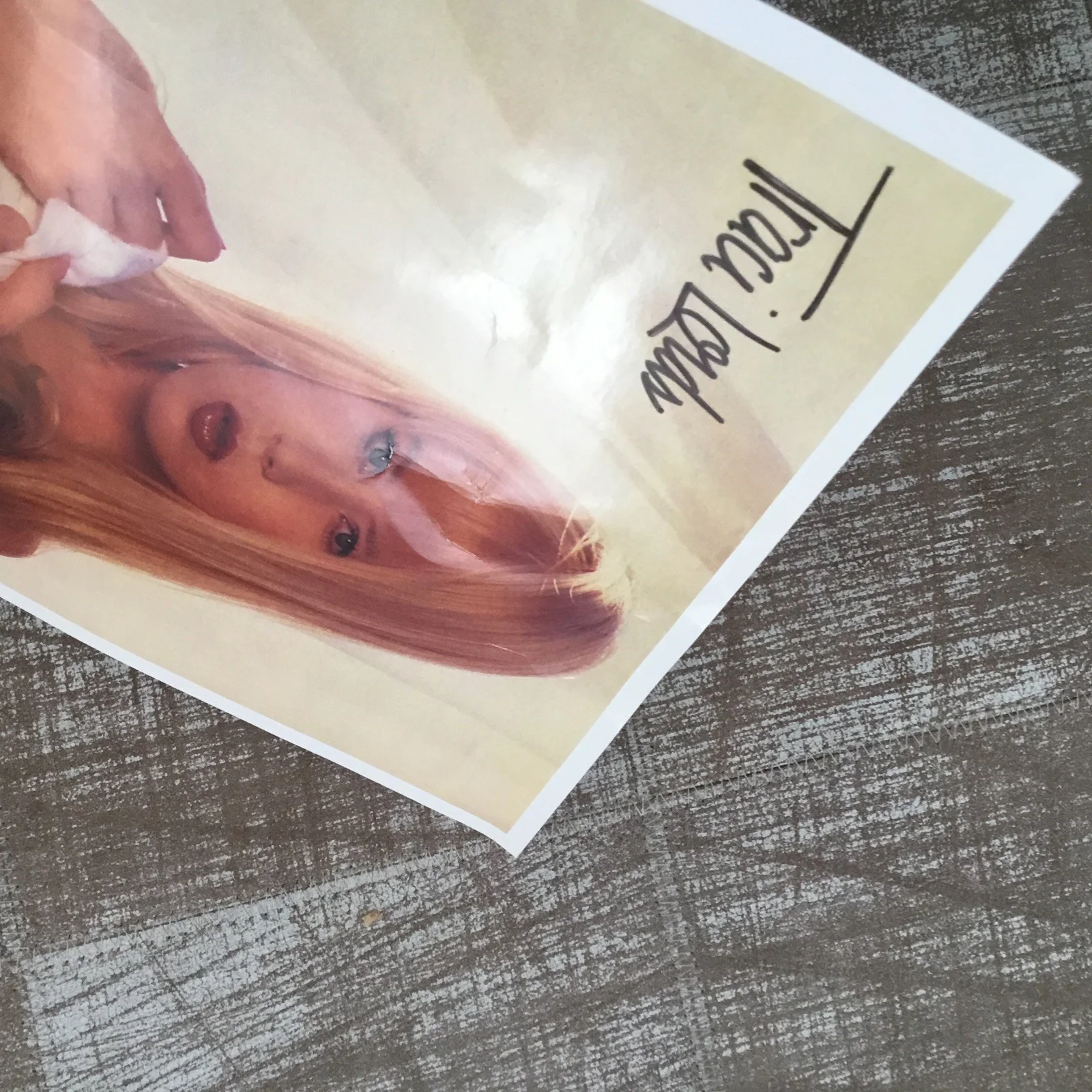 Traci Lords Signed Autograph 8.5” X 17” LARGE Photo UACC Authentic, image 5