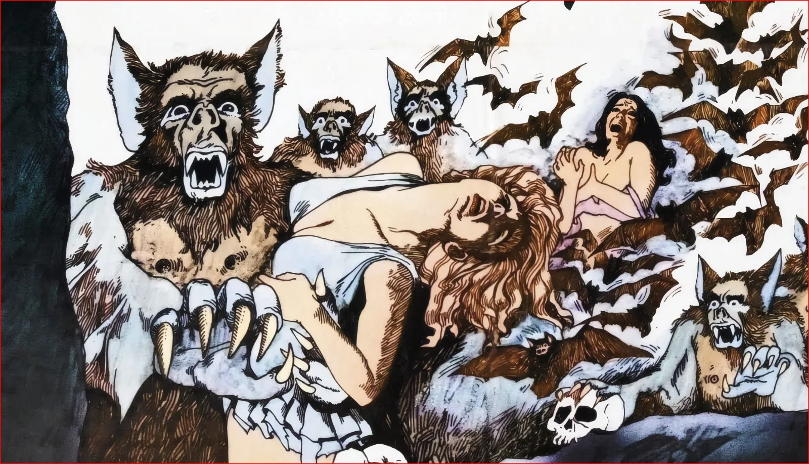 The Bat People - 1974 B-movie Horror Restored 27.2" x 41" US One Sheet Poster, изображение 5