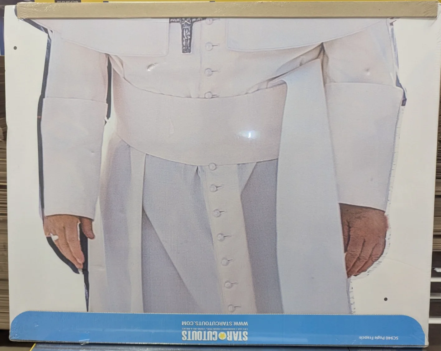 Pope Francis Cardboard Cutout / Standee 176cm Tall *Damaged*, image 3