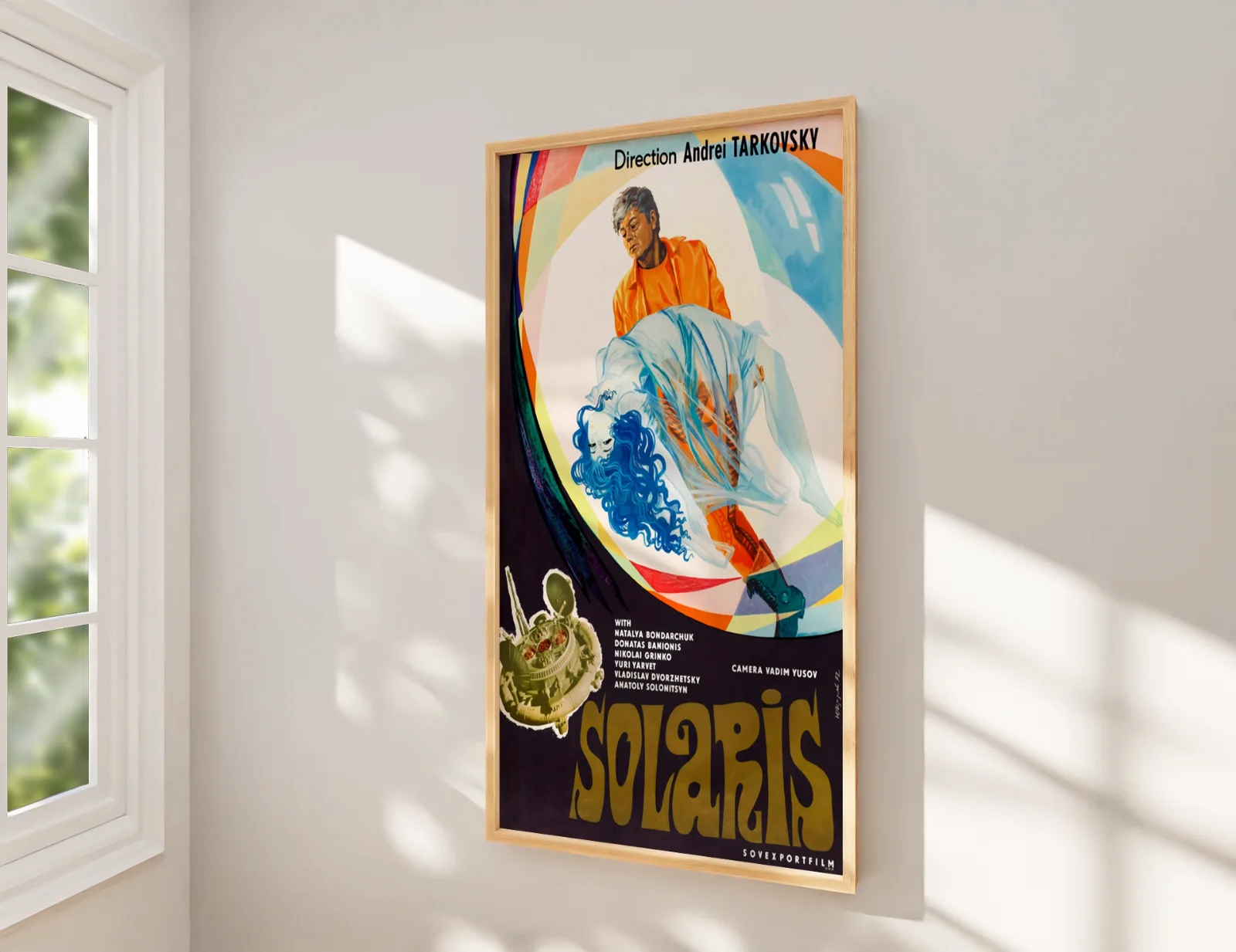 Solaris - 1972 Avant Garde / Sci-Fi Restored 27.2" x 41" US One Sheet Poster, изображение 2