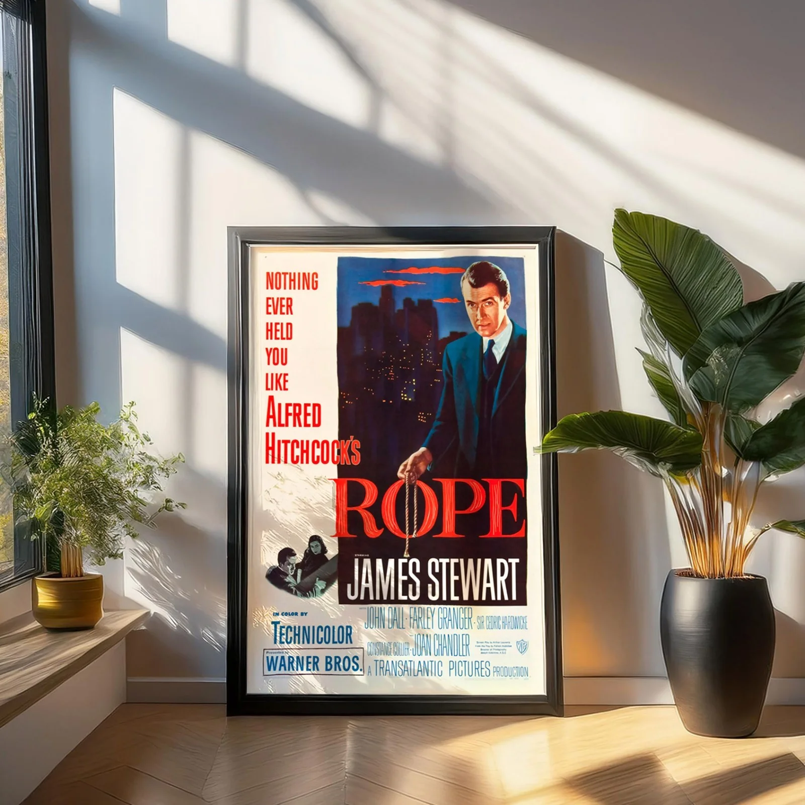 Rope - 1948 Hitchcock Thriller Restored 27.2" x 41" US One Sheet Poster, image 3