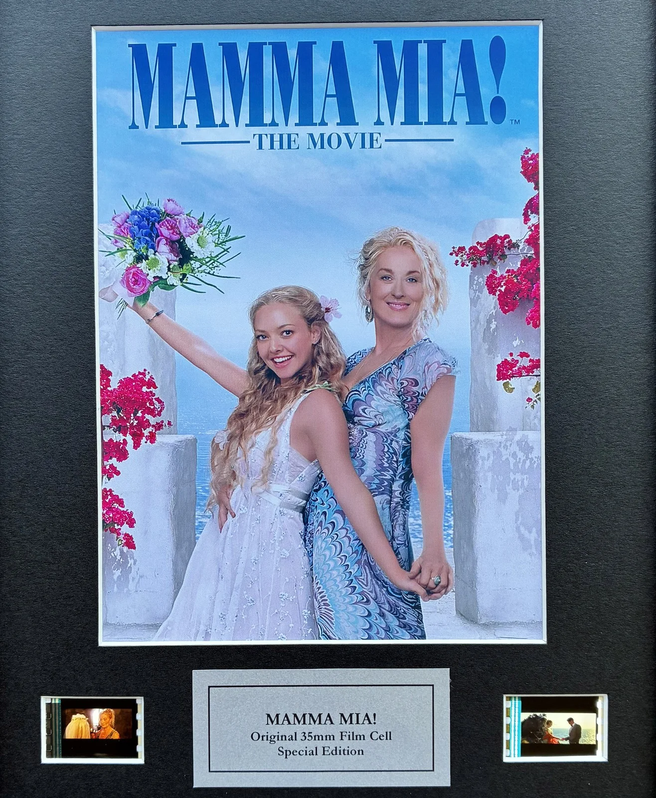 MAMMA MIA poster + Original 35mm Film Cells set in Quality Wood Frame + COA, изображение 2