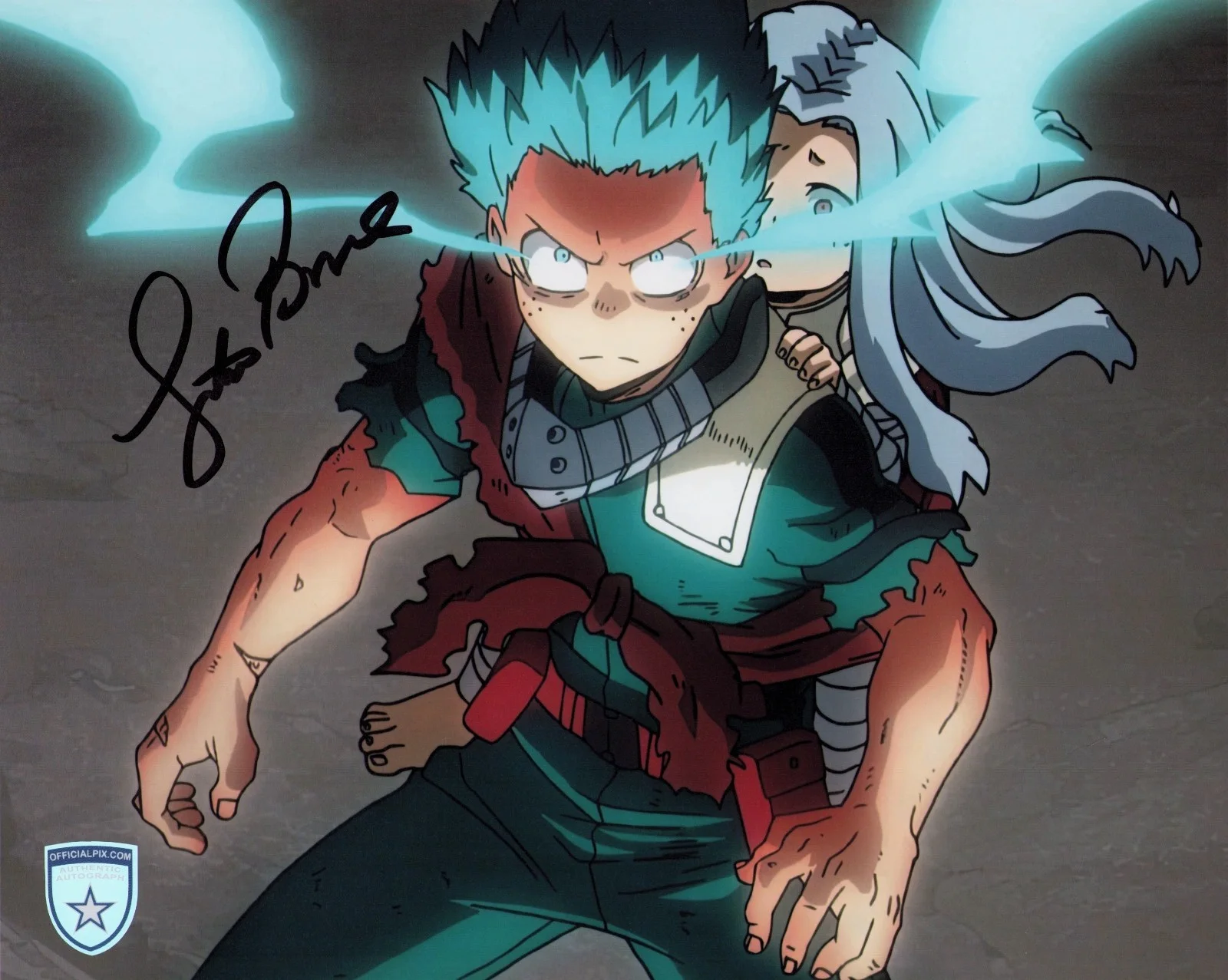 Justin Briner — Signed Justin Briner My Hero Academia Crossbones Manga 8x10 w/ Official Pix COA