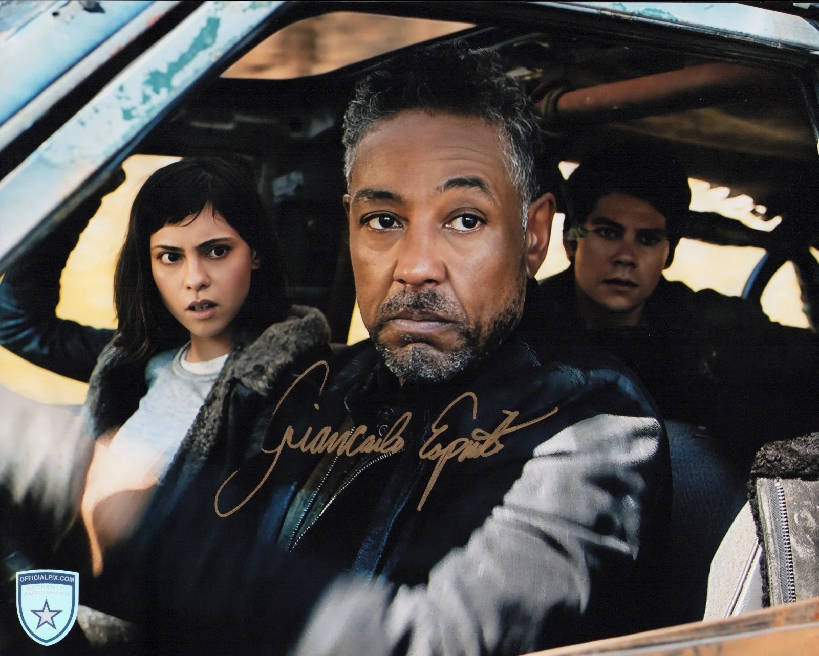 Giancarlo Esposito — Signed Giancarlo Esposito Maze Runner Death Cure Jorge 8x10 w/ Official Pix COA