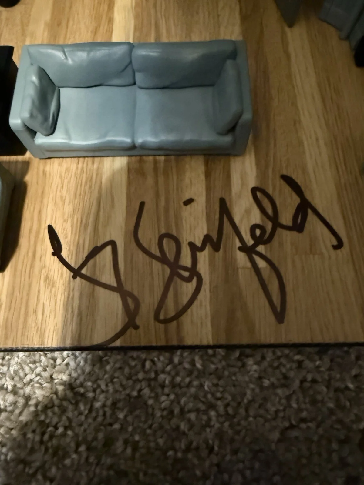 Jerry Seinfeld — JERRY SEINFELD SIGNED AUTOGRAPHED SEINFELD APARTMENT SET REPLICA W/JSA COA, image 2
