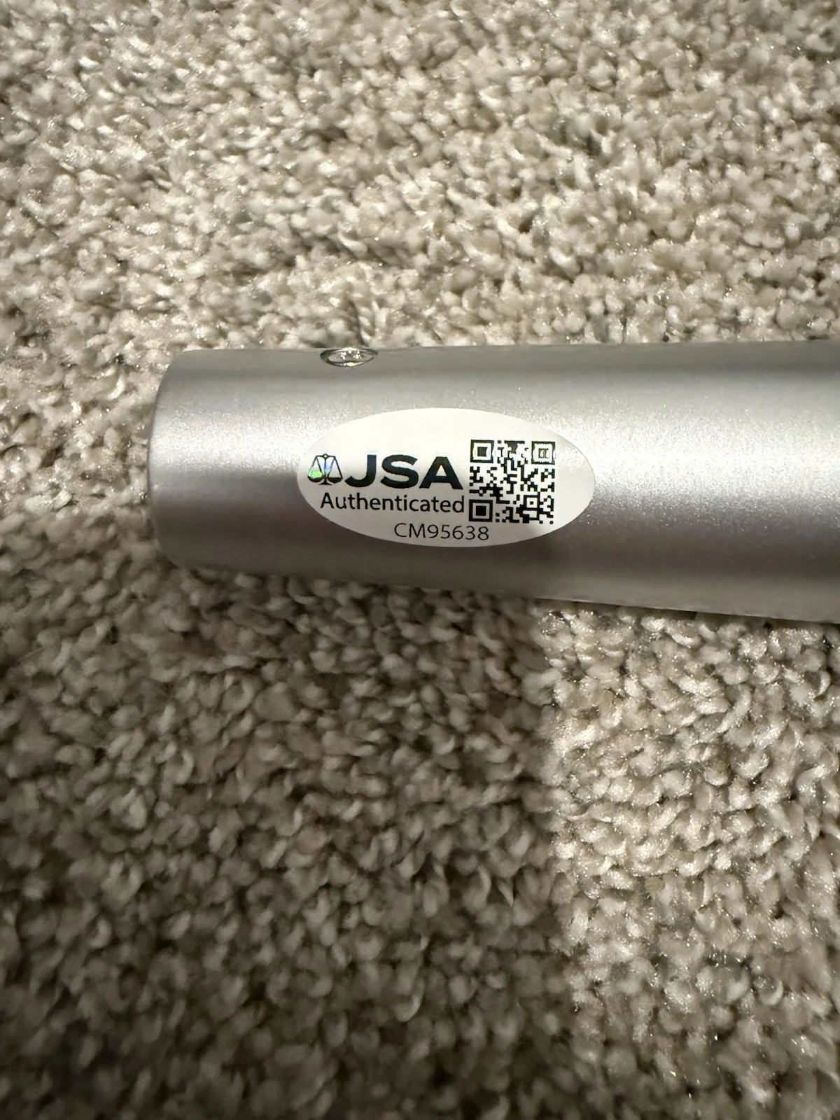 TYSON RITTER SIGNED MICROPHONE W/JSA COA ALL AMERICAN REJECTS, image 2